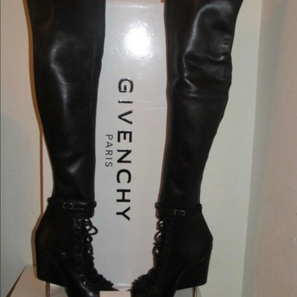 Very Rare Givenchy Nunka Thigh High Boots - Picture 2 of 15